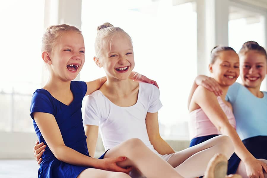 little ballerinas having fun in Matthews